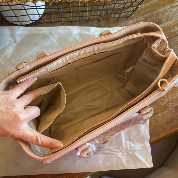 NIP Piper Noble Display Bag Charlotte Satchel in Blush - Picture 10 of 10